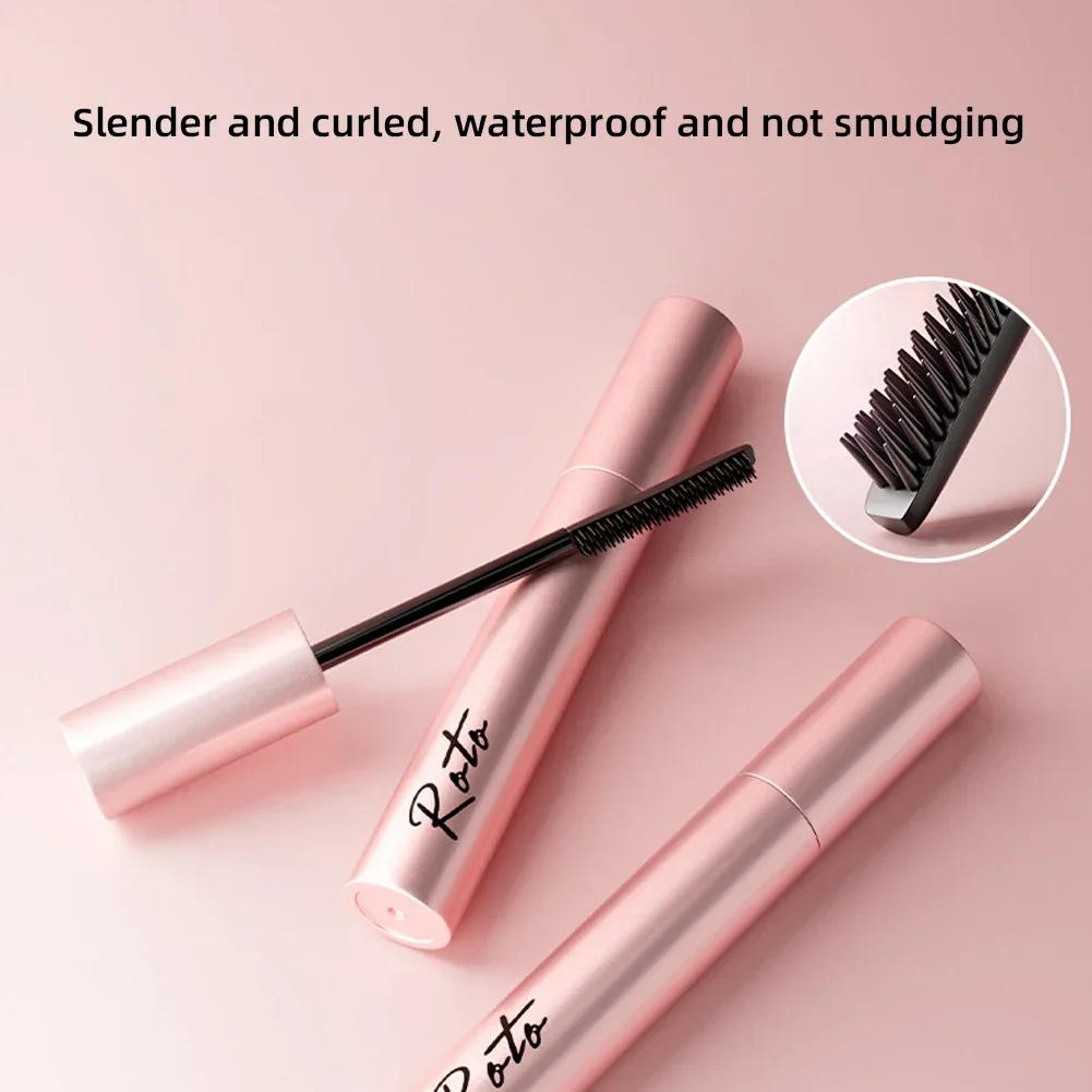 Description Picture 3 of itemBlack Brown Mascara Waterproof Silk Fiber Matte Mascara Fast Dry Curling Mascara Cosmetic Thick Long Eye Mascara Make Up
