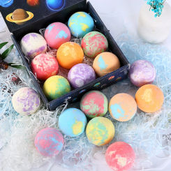 Bath Bombs Gift Set- 9 Aromatherapy Bath Bombs 900g, with Sea Salt, Essential Oil, for Relaxation and Stress Relief