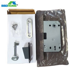 BBDHOME Mortise Door Lock Body 90*50mm Key Hole Magnet Middle Latch Silence Apartment Bedroom Security Repair Parts Hardware