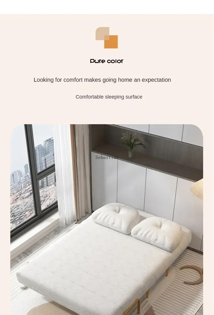 Description Picture 4 of itemSofa Bed Folding Dual-use Small Apartment Single Double Living Room Balcony Multi-functional 2024 New Cloud Telescopic Bed