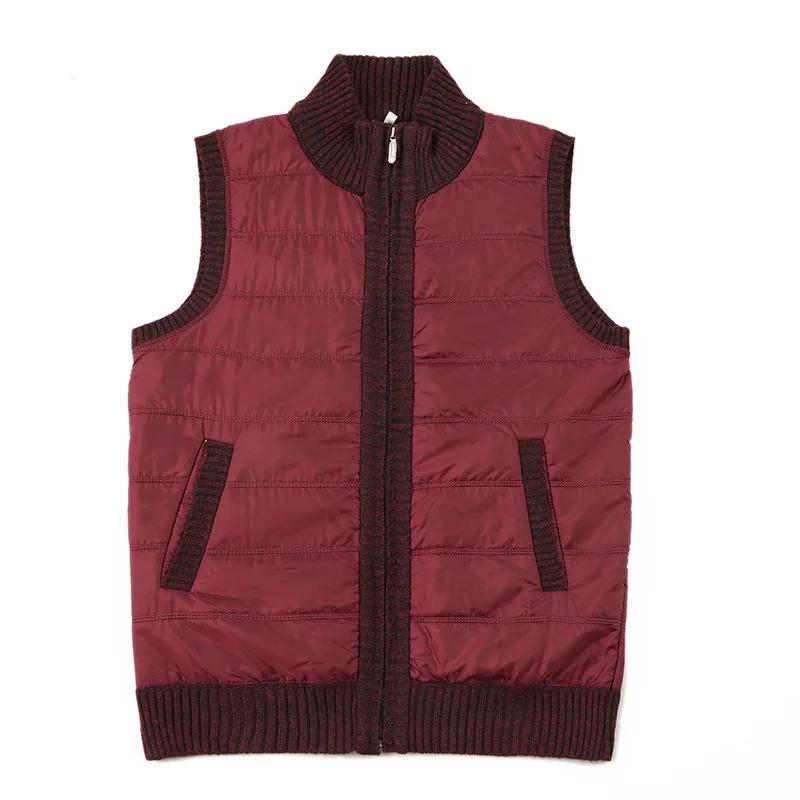 Description Picture 4 of itemWinter Fashion New Men's Sweater Vest Thick Warm Sleeveless Jackets Coat Cashmere Male Casual Zipper Knitted Fleece Vest M-3XL