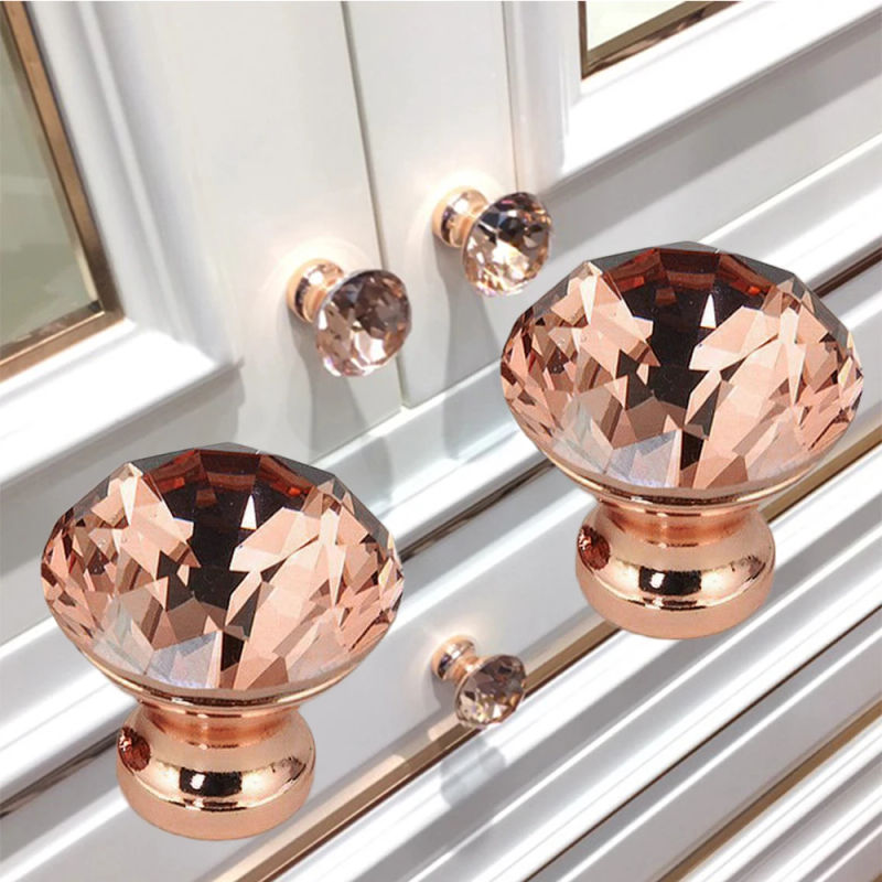Description Picture 2 of itemLuxurious and Contemporary Rose Gold DIY Pull Handle Cabinet Drawer Knob Add a Touch of Sophistication to Your Home
