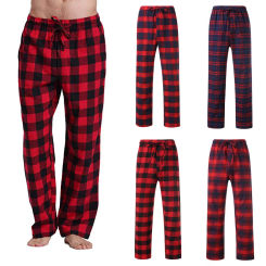 2024 Sweatpants Cargo Pants Men Casual Plaid Loose Sport Plaid Pajama Trousers Men'S Clothing Sports Pants Clothing Joggers