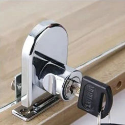 23/32MM Cam Cylinder Lock with Key Tongue Door Bolt Latch Drawer Lock Cabinet Lock Sliding Door Wardrobe Furniture Hardware