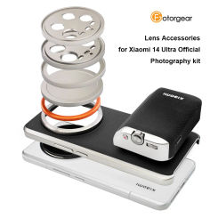 Fotorgear 17mm 67mm Lens Filter Adapter Lens Cover Cap Compatible with Xiaomi 14 Ultra Official Phone Case Accessories