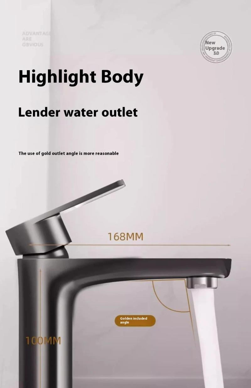 Description Picture 5 of itemZEXEF Stainless Steel Faucet Wash Basin Sink Hot and Cold Water Home Bathroom Kitchen Toilet Washbasin Cabinet Basin Faucet