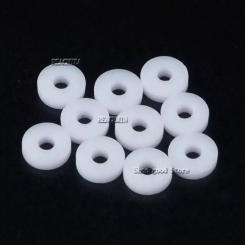 50 PCS 8.5x3x2mm PTFE Flat Washer Gasket Spacer Sealing For M10 Metric Pressure Gage