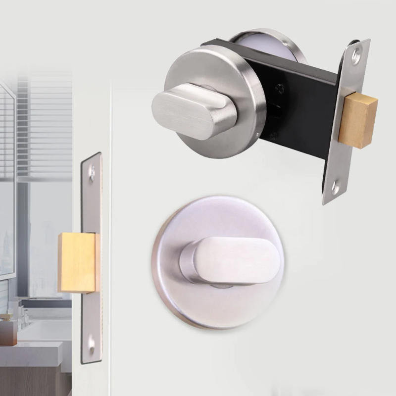 Description Picture 3 of itemBathroom Indicator Bolt Privacy WC Toilet Door Lock Public Toilet Stainless Steel Latch Lock For Shower Cubicles & Bathroom