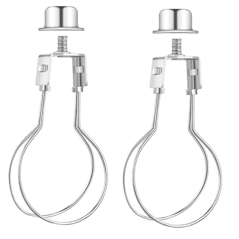 Description Picture 4 of item2Pcs Lamp Shade Harp Holder Adapter Lamp Shade Light Bulb Clip Replacement Bulb Spring Clip to Keep Lamp Shade Hardware