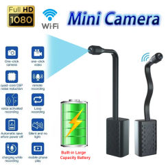 WiFi Mini Camera HD Wireless Indoor Camera 1080P Security Surveillance IP Camera Video Recorder Baby Monitor Battery Cam