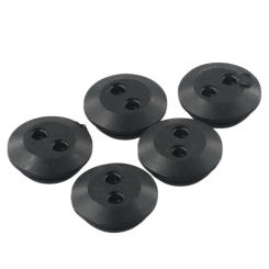 Fuel Tank Rubber Grommet Strong Sealing Seal Grommet String Trimmer Parts 2 Holes 6Pcs Outdoor Power Equipment