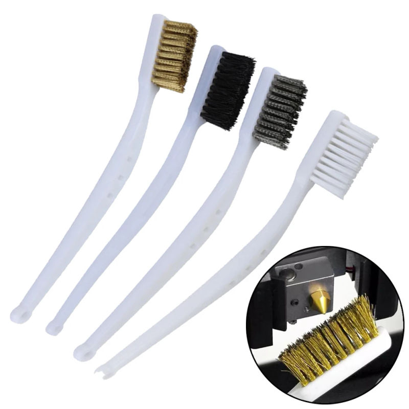 Description Picture 2 of itemBrass Wire Brush Mini Paint Rust Remover Stainless Steel Nylon Wire Brushes Industrial Metal Polishing Burring Cleaning Brush