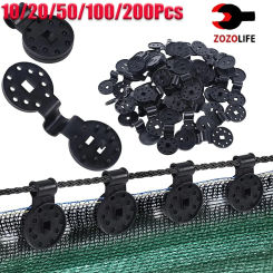 Shade Fabric Clamps Shade Cloth Clips Accessories Grommets For Net Mesh Cover Sunblock Fabric In Garden Backyard Greenhouse