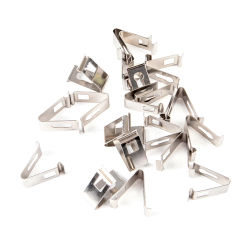 20Pcs Photo Frame Clips Fasteners Hooks Metal Spring Turn Clip Hanger Painting Mirror Hanger