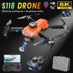For Xiaomi S118 Drone Professional 8K ESC Drone With Dual Camera Brushless Motor Obstacle Avoidance Foldable RC Quadcopter Toys