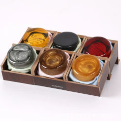 High Quality Rosin Resin Colophony Low Dust Handmade Rounded with Box for Violin Viola Cello Bowed String, Well Pack