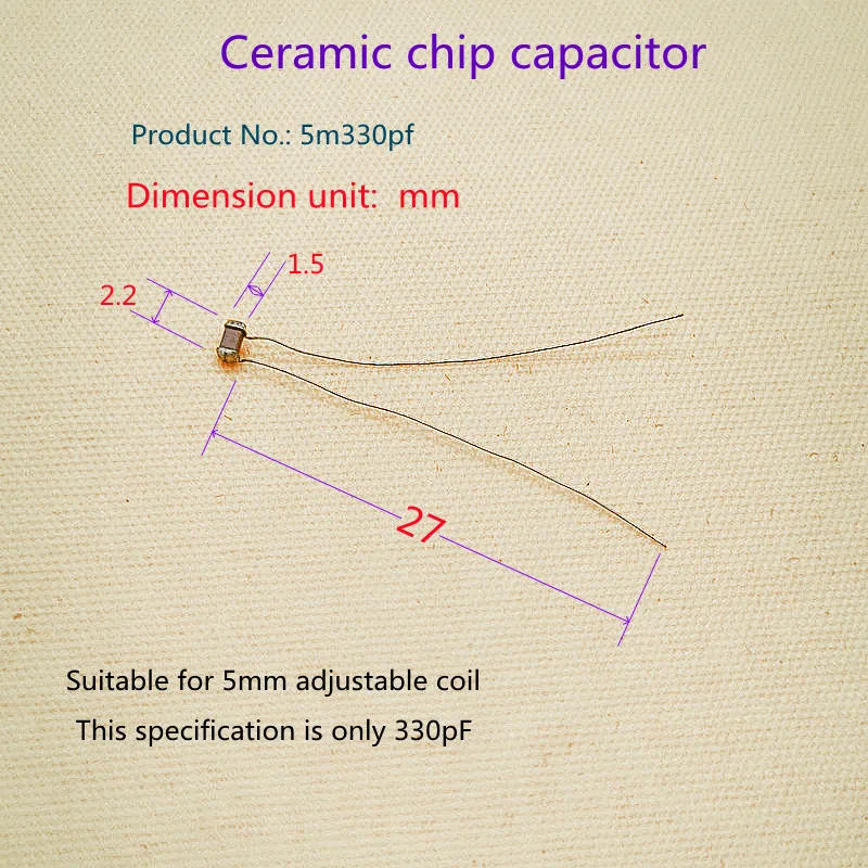 Description Picture 4 of itemTubular porcelain tube capacitor of frequency modulation resonance coil of intermediate frequency transformer