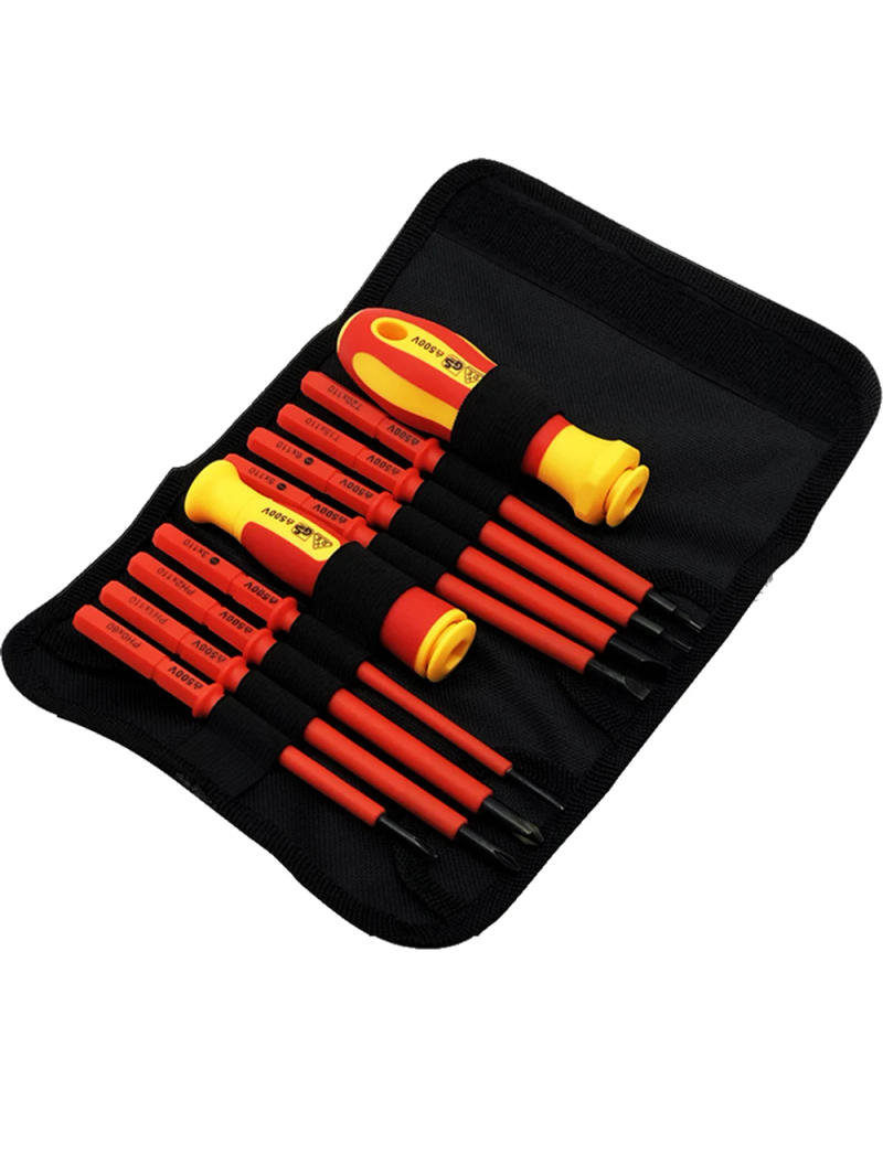 Description Picture 3 of itemNew hexagonal screwdriver Insulated electrician screwdriver high hardness set household magnetic cross word shaped plum blossom