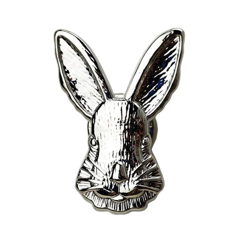 Description Picture 4 of item1pc Rabbit Shape Furniture Drawer Handle Door Knobs Handles For Children Room Cabinet Pulls Decoration 4.9x3.5cm Home Hardware
