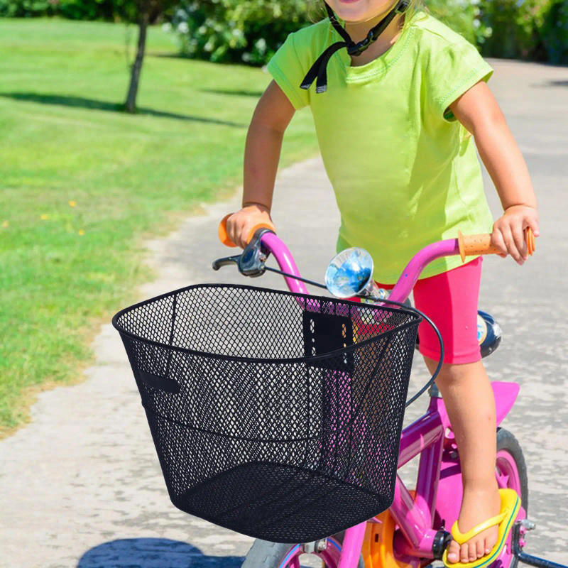 Description Picture 4 of itemBicycle Basket Cargo Rack Case Lightweight Riding Storage Holder Folding Bike Frame Baskets Mountain Road Bikes Accessory