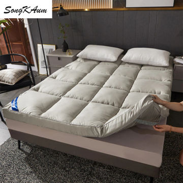 SongKAum five star hotel super soft Mattresses 10 cm Thicken Keep warm Tatami Foldable Mattress Help sleep King Queen size