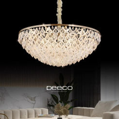 home decorationPendant lights, luxury crystal living room chandelier, dining room Pendant lamp, ceiling light, indoor lighting