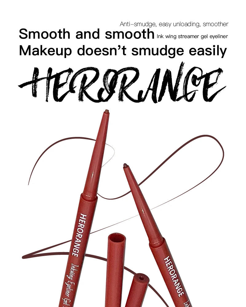 Description Picture 2 of itemPink Brown Ultra-fine Eyeliner Pencil Lower Eyeshadow Line Waterproof Easy To Wear Eye Liner Gel Matte Quick Drying Eyes Makeup