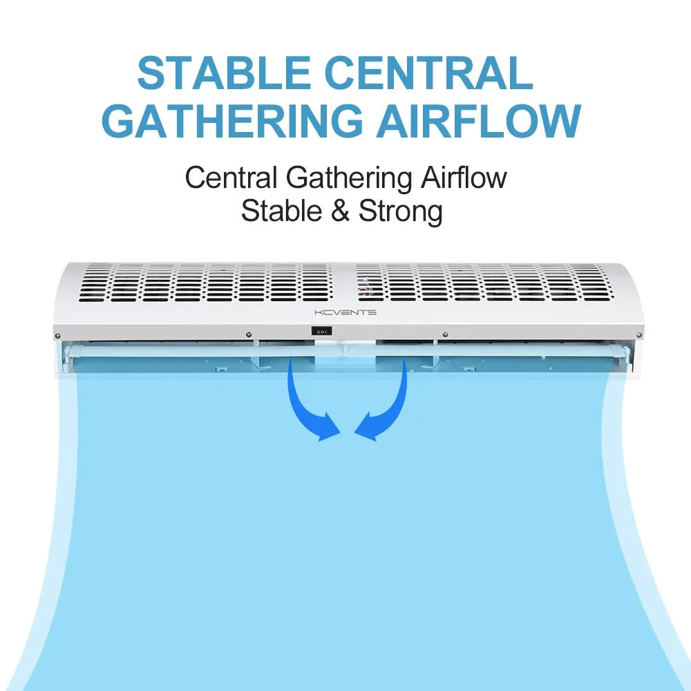 Description Picture 5 of itemAir Curtain MachineFactory Sale Industrial Type Cross Flow Cooling Cold Room Air Curtain 11m/s