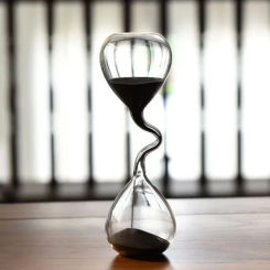 3D Creative Irregular Hourglass Timer Home Decoration Glass Hourglass Ornaments Household Items Sand Time Yellow Sand Timer