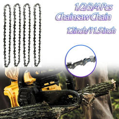 12/11.5 Inch Electric Chain Saw 44 Drive Link 22 Cutter 3/8" LP Pitch .050" Gauge Chain Logging Pruning Chain Cutter Spare Parts