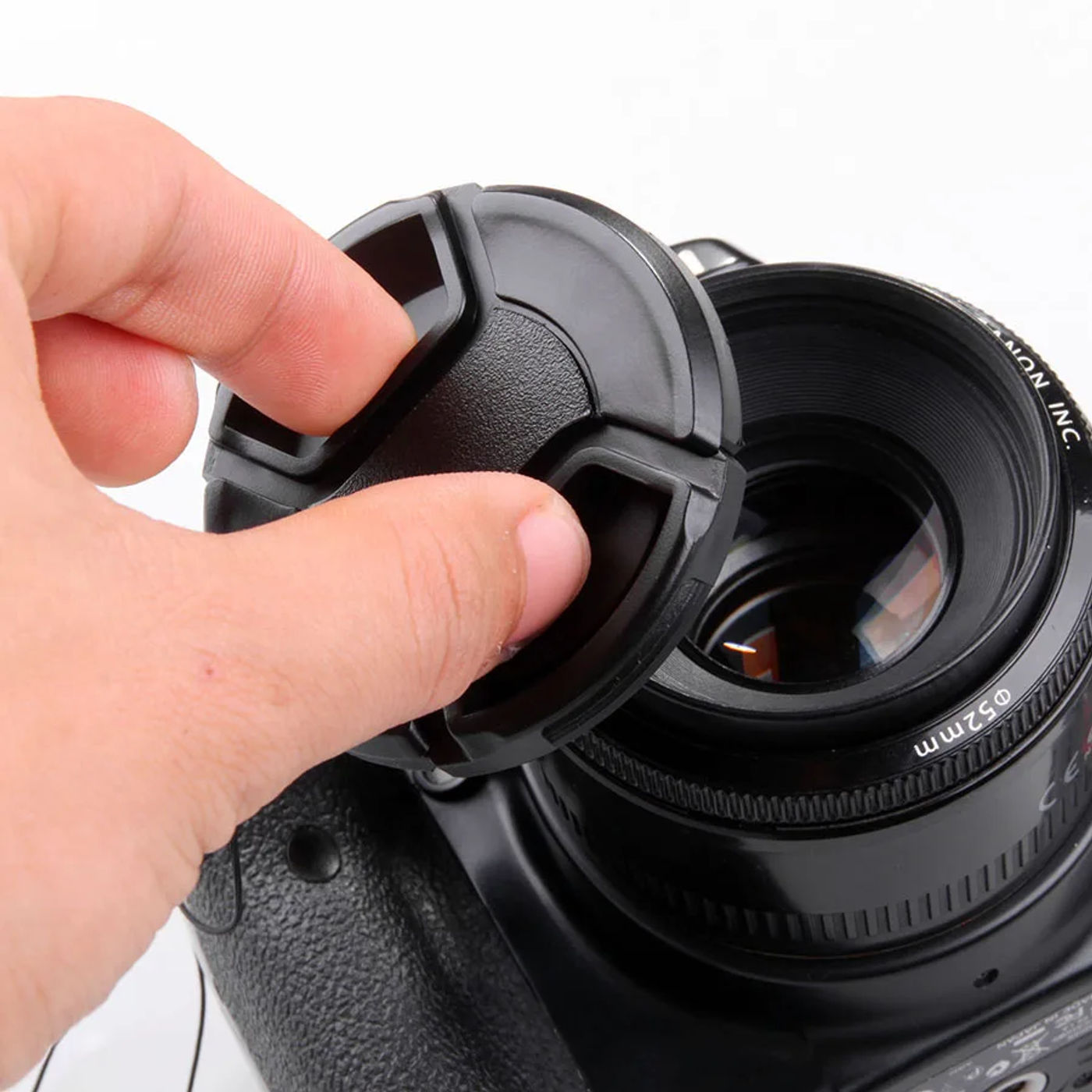 Description Picture 4 of item49mm 52mm 55mm 58mm 62mm 67mm 72mm 77mm 82mm Camera Lens Cap Cover For Canon Nikon Sony Olypums Fuji Samsung