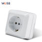 1 Socket with Ground
