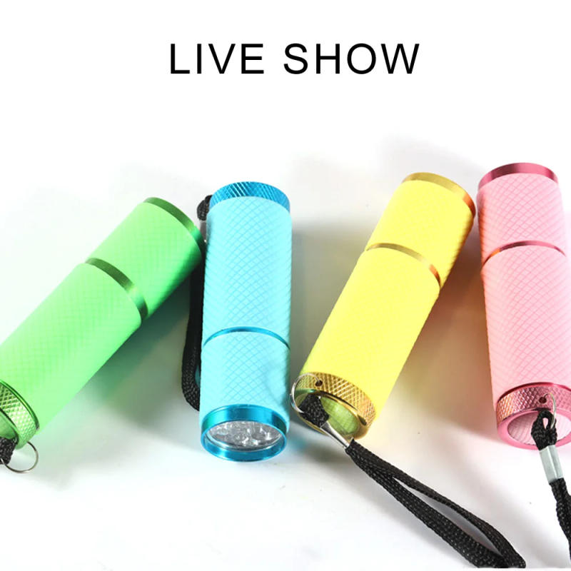 Description Picture 2 of itemMini LED UV Flashlight Ultraviolet Torch 395nm UV LED Lamp Nail Dryer for Gel Nails Blacklight Portability Nail Dryer Light Lamp