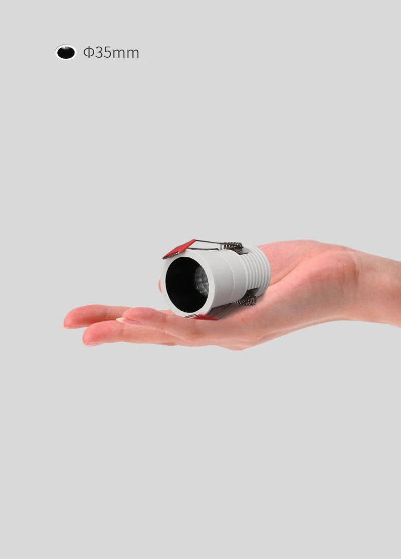 Description Picture 2 of itemBRGT LED Small Spotlights Mini Ceiling Spots Recessed Downlight 3W5W7W12W12W Focos Lamp For Home Shop Jewelry Show Lighting