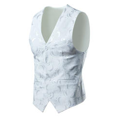 Fashion Hot New Vest Mens Comfortable Costume Easy Care Chemical Fiber Blends Jacket Renaissance Slim Soft Sport