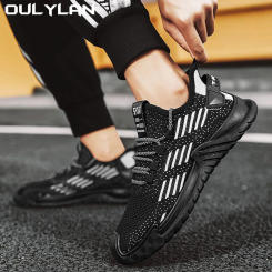 Oulylan Men Casual Sport Shoes Light Sneakers Outdoor Classical Breathable Mesh Running Shoes Athletic Tennis Shoes
