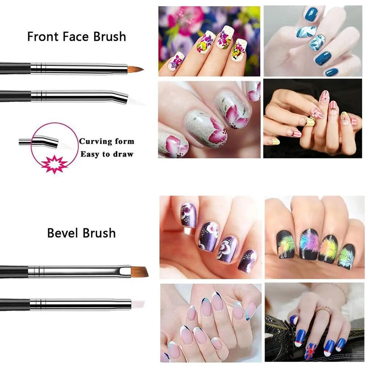 Description Picture 6 of itemNail Brushes Set Professional Nail Supplies For Acrylic UV Gel Drawing Dotting Manicure Nail Art Design Tools Makeup Accessorie