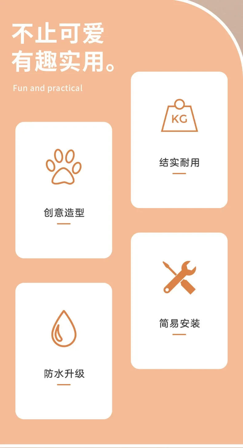 Description Picture 4 of itemPunch-free cute cartoon animal washbasin rack hook wall hanging bathroom rack bathroom storage rack stainless steel shower hooks