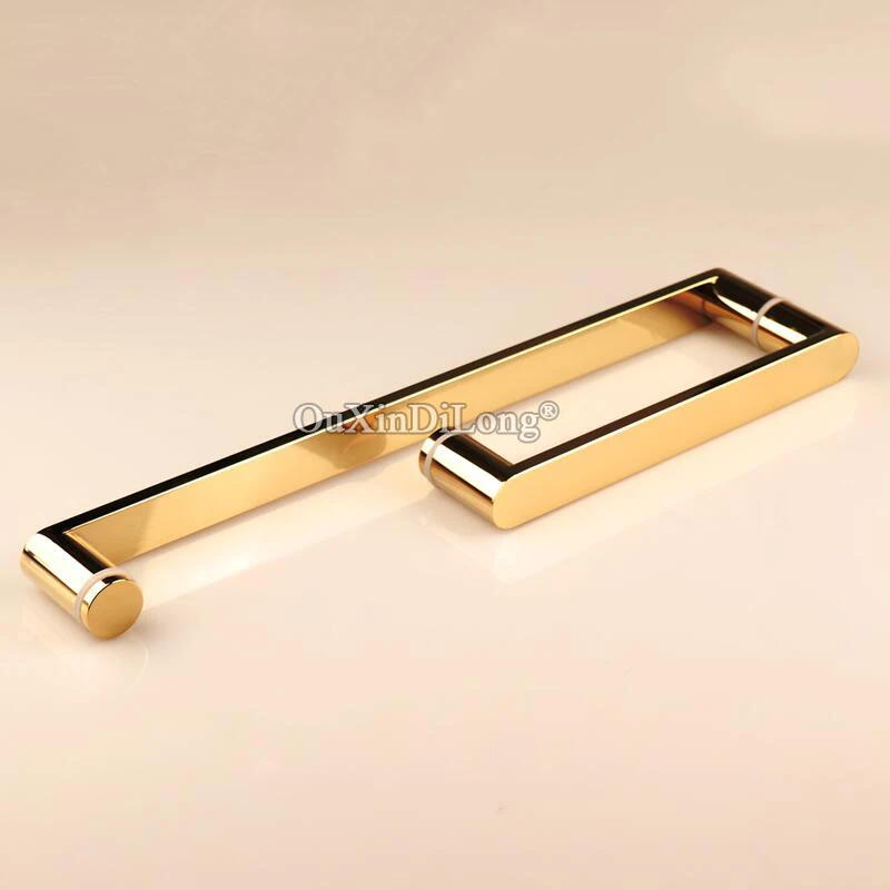 Description Picture 4 of itemBrand New 304 Stainless Steel Shower Door Handles L Shape Bathroom Glass Door Push Pull Handles Towel Bar for 8~12mm Glass
