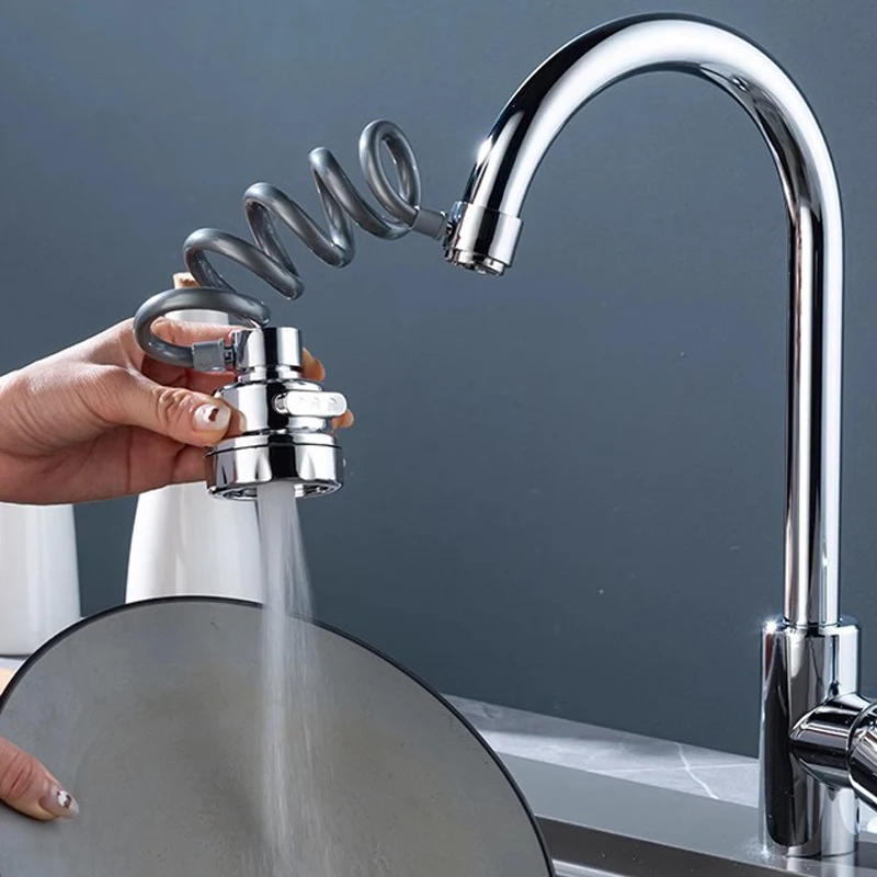 Description Picture 4 of itemKitchen Sink Faucet Sprayer Flexible Tap Extender, 3 Mode Adjustable Sink Faucet Extender with Hose, Faucet Accessories