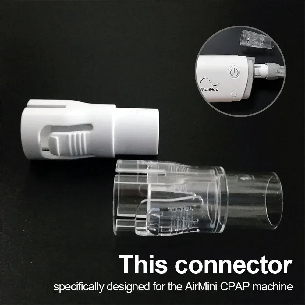 Description Picture 2 of item1Pc For ResMed AirMini Hose Connector For CPAP Tube CPAP Hose Port to Multi-brand Air Nasal Masks Accessories health care