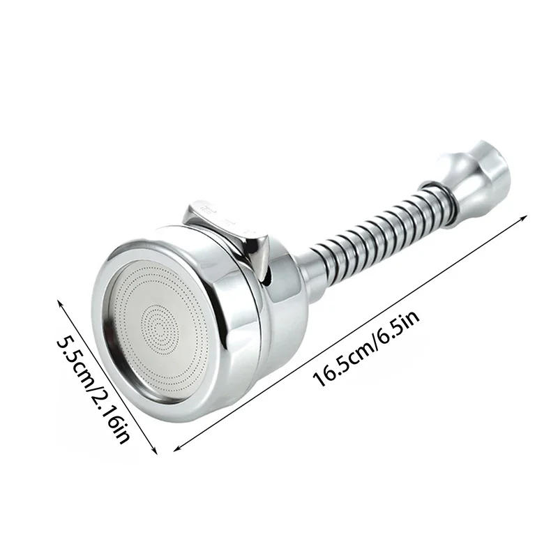 Description Picture 6 of itemStainless Steel Kitchen Faucet Aerator 360 Degree Swivel Adjustable 2/3 Mode Sprayer Filter Water Saving Nozzle Filter Faucet