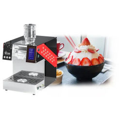 Automatic Snow Flake Ice Bingsu Machine Crusher Shaver Machine Air Water Cooling Flake Snow Ice Electric High Effective 1 Pcs