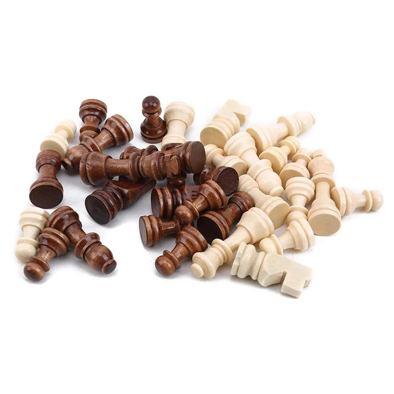 Description Picture 5 of item32pcs Chess Pieces Complete Chessmen International Word Chess Set Chess Piece Entertainment Accessories