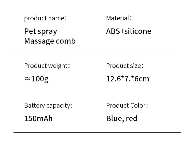 Description Picture 3 of itemSteamy Cat Brush with rotate Handle 3 in 1 Electric Cat Brush Steam Spray for Massage Pet Grooming Comb Hair Removal Combs