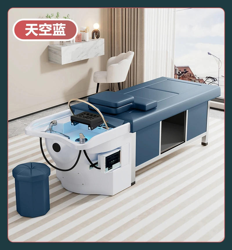 Description Picture 6 of itemSalon Chair Hair Stylist Shampoo Spa Bed Beauty Headspa Massage Table Water Shower Professional Washbasin Cama Therapy Makeup