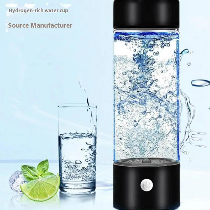 Description Picture 5 of item420ml Portable Hydrogen Rich Water Bottle Removable Drinking Bottle Food-Grade USB Charging Water Cup For Sport Travel Camping