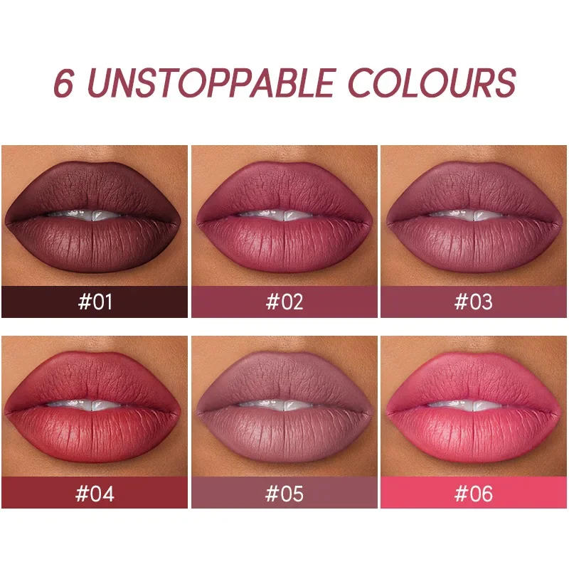 Description Picture 5 of itemMatte Lipstick&lip Liner Set 12Colors Waterproof Lip Liner High Pigmented Lasting Lip Gloss 2 in 1 Lipstick Set Makeup Cosmetics
