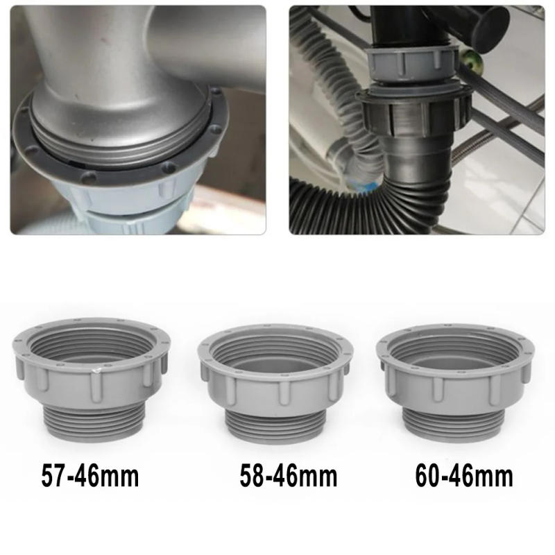 Description Picture 2 of itemKitchen Sink Dish Basin Adapter Reducer Drain Pipe Dipe Anti-overflow Adapter Joint Thread Hose Connector Kitchen Accessories