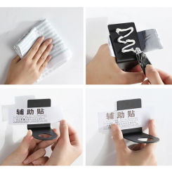 Shower Gel Bottle Rack Hook Wall No Drill Paste Glue Bracket Shampoo Soap Liquid Bottle Holder Stand Hook Hanging Hanger